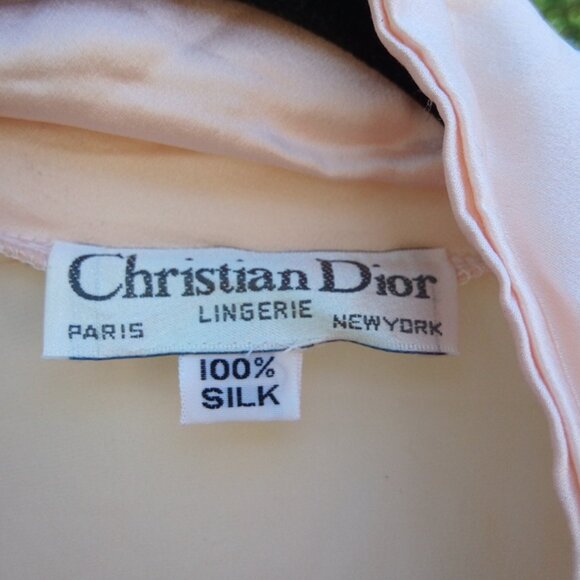 Christian Dior 100% Silk Lace Robe - Picture 3 of 7